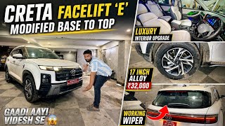 CRETA FACELIFT MODIFIED E TO SX✅CRETA BASE TO TOP✅30%OFF✅NIKKU CAR✅CRETA AC CLIMATE CONTROL✅#hyundai