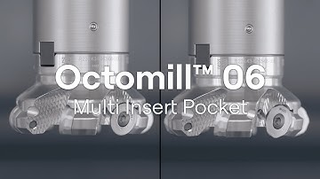 Octomill 06: multi insert pocket milling demonstration | Seco tools