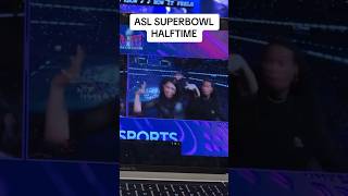 Anjel Pinero did that!❤️‍🔥 #deaf #asl #Superbowl #shortsirl