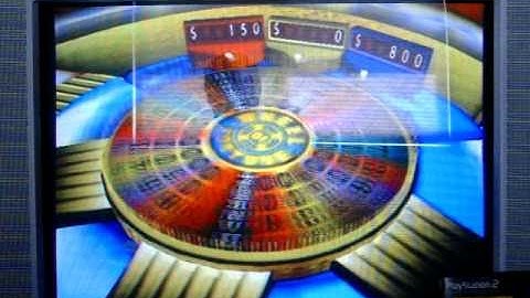 PS2 Wheel of Fortune Run Game 32 Part 2