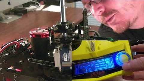 V-Bar Neo : Master servo centering and swash plate leveling (FreddyCanFly)