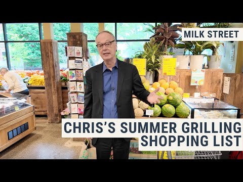 Chris's summer grilling grocery list