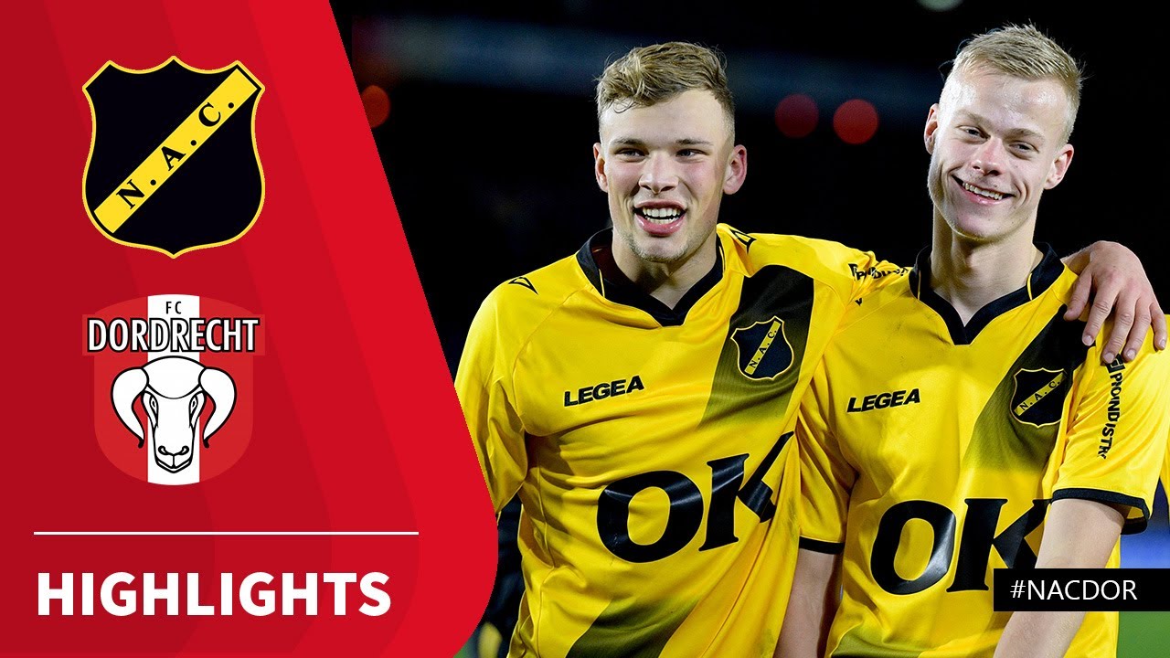 Samenvatting NAC Breda - FC Dordrecht (21-12-2019) - YouTube