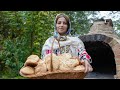 Baking Bulky Breads in Traditional Mud Oven ♧ Rural Cooking