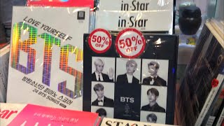 KOREA TOWN in NEW YORK CITY🇺🇸 // BTS Merch 50% Off