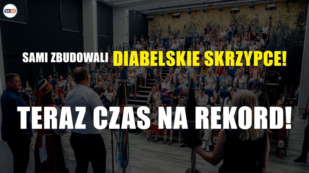 Materiał zbiorczy z warsztatów tworzenia Diabelskich Skrzypiec z próbą generalną bicia rekordu