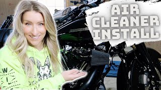 INSTALL AN AIR CLEANER ON A HARLEY! Monster Sucker air cleaner on a Road Glide!