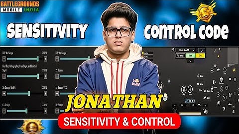 🔥 Jonathan Gaming Sensitivity 4.0 Reveal | Best BGMI Settings & Controls for Zero Recoil 