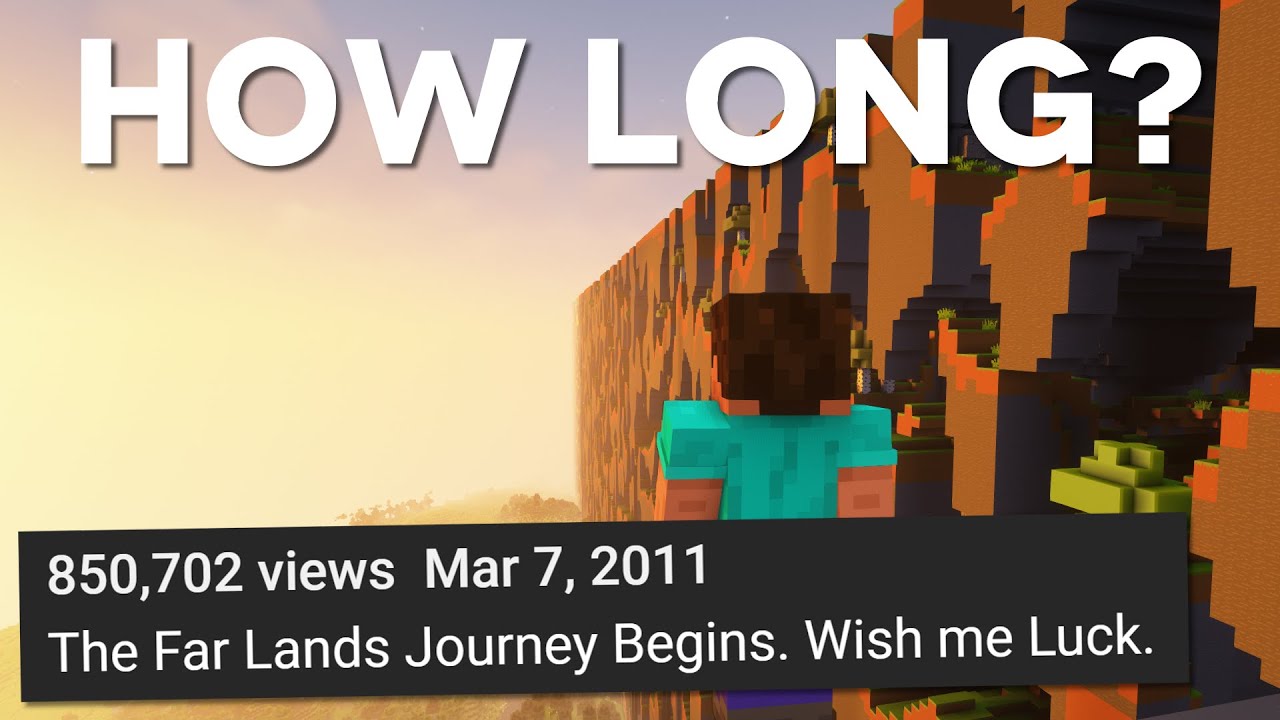 The UNTOLD Story of Minecraft Far Lands Travel - YouTube