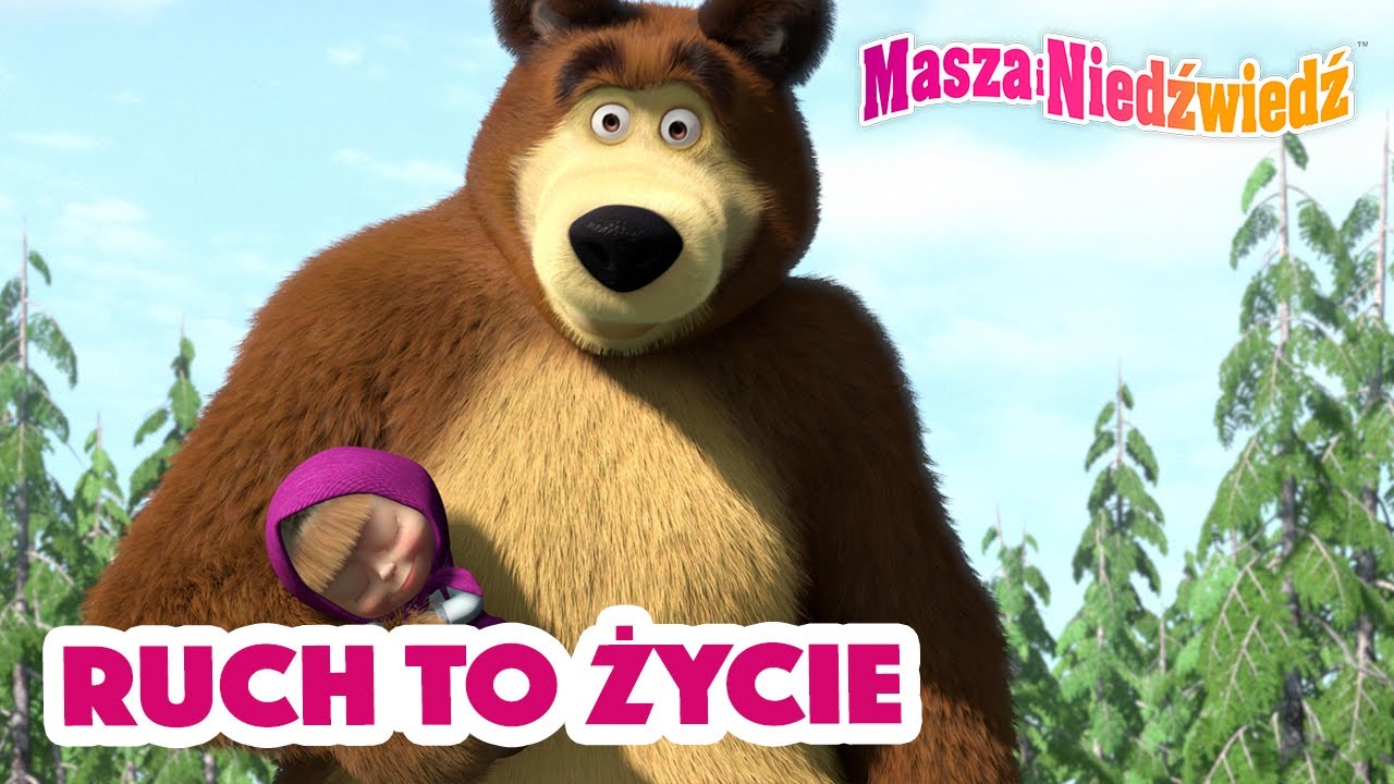 ⁣Masza i Niedźwiedź 👱‍♀️🎉 Ruch to życie 🤪⛳ Kolekcja kreskówek 👱‍♀️ Masha and the Bear