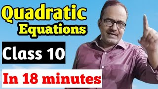 Quadratic Equations | Class 10 Maths Chapter 4 | One Shot Session 2023-24