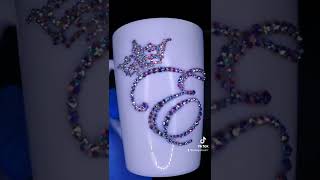 Personalization Cup Tutorial#rhinestone #bling #diamonds #tumblerstainles