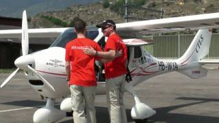 Azimut270 - Beginning a world round trip from Sion on 30.05.10