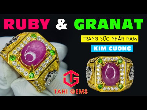 Nhẫn Đá Ruby Nam - Review trang sức nhẫn nam đá Ruby của anh Trung Tiền Giang | TahiGems - Tahi Phạm
