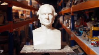 1860s Marble Bust  Salvage Hunters 1715