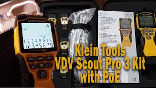 Klein Tools VDV Scout Pro3 Tester w PoE Model VDV501-853