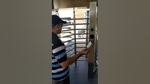 Full Height Turnstile (FHT)  installation