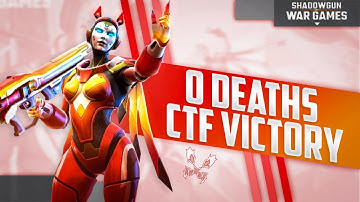 0 DEATHS CTF VICTORY WITH SARA! | SHADOWGUN WARGAMES | 1080p 60fps | Android/IOS
