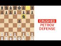 Road to 2000 Elo – Checkmate in 17 Moves! Crushing Petrov Defense ♟️