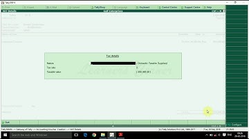 GCC VAT - Record Sales with Additional Ledgers under GCC VAT in Tally ERP 9