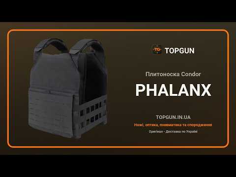 Плитоноска Phalanx Condor (сланцевая), видео 1