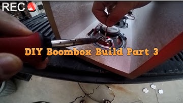 DIY Homemade Boombox Build Log Part 3