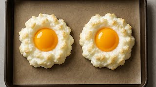 The Fluffiest Eggs EVER! ☁️ (Cloud Egg Recipe) #eggs