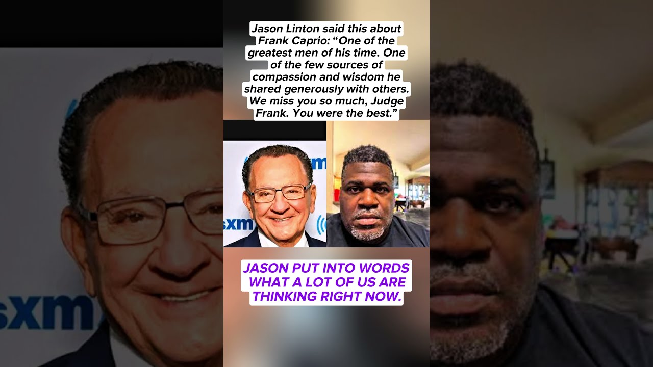 Jason Linton Honors Judge Frank Caprio We Miss You So Much 