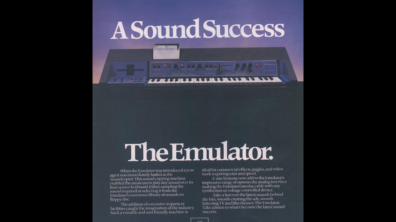 E mu Emulator I audio demo c 1981