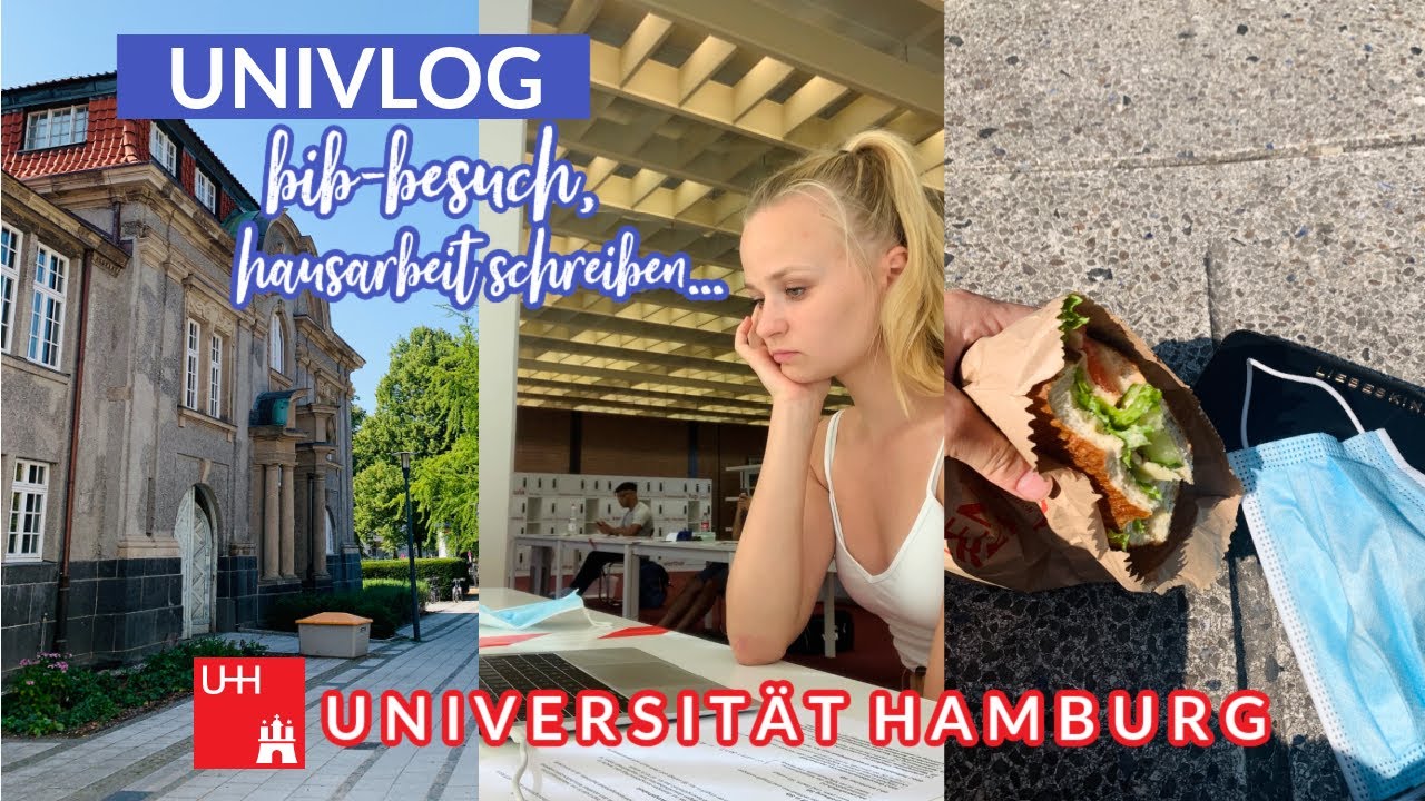UNIVLOG: endlich wieder in die Bib, Hausarbeit schreiben, produktiv sein //Jura-Student, Uni Hamburg