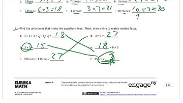 lesson 8 homework module 1 grade 3