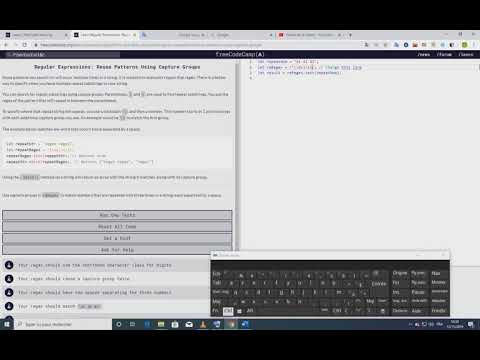 Regular Expressions: Reuse Patterns Using Capture Groups