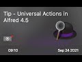 SCOM1085 - Tip - Universal Actions in Alfred 4.5 - Preview