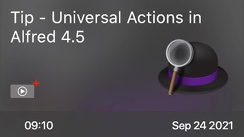SCOM1085 - Tip - Universal Actions in Alfred 4.5 - Preview