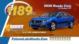 Giant Summer Sale at Folsom Lake Honda