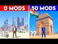 I installed 50 indian  mods in gta 5 republic day special 2022