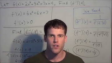 Finding the Derivative of an Inverse Function - Calculus I