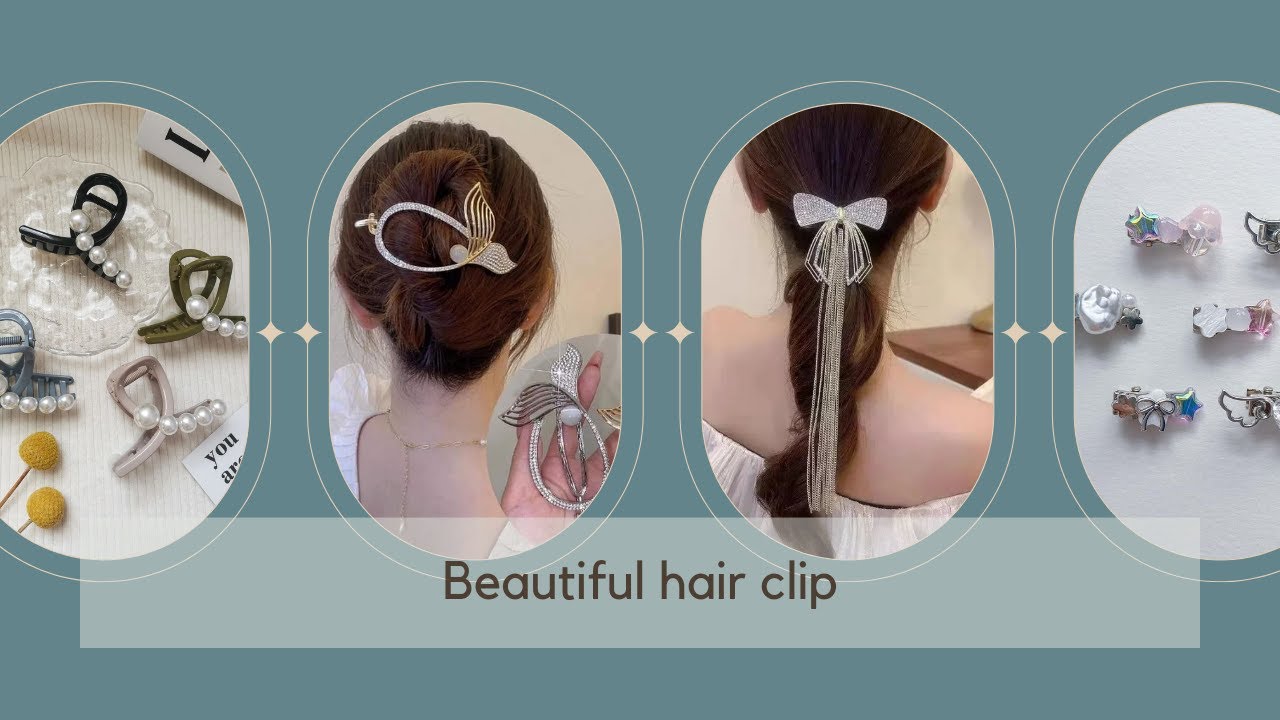 Hair Clip Hairstyles Hair Clip Design Fancy Hair Clip YouTube
