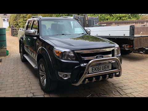 Ford Ranger WIldtrak bull bar nudge bar fitting installation