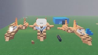 SR71 blackbird (tutorial) with my friends in roblox Build and hide to survive 