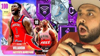 I Upgraded the FREE Dark Matter Zion Williamson to a 100 Overall BUT got a Problem! NBA 2K24 MyTeam