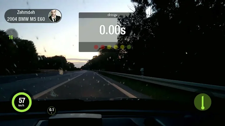 BMW M5 E60 V10 100-200 KM/H (60-130 MPH) acceleration 🏁