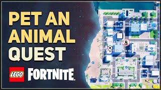 Pet an animal Fortnite LEGO Brick Life