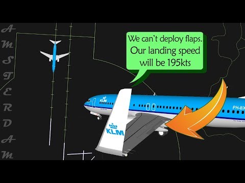 KLM Boeing B739 has FLAPS ISSUE at Amsterdam | High Speed Landing