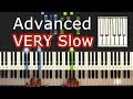 Mozart - Turkish March (Rondo Alla Turca) - VERY SLOW Piano Tutorial Easy - How To Play (Synthesia)