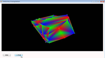 Delaunay Triangulation in C#