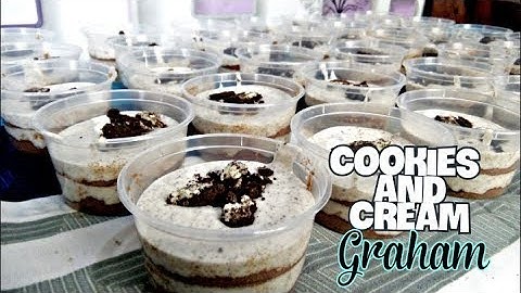 How to make Cookies and Cream Graham in a Cup l Murang Puhunan, Doble Kita l Kaye