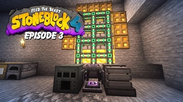 Starting Tech in FTB StoneBlock 4 - Minecraft Mod Pack #3