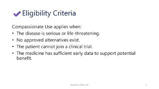 EMA Compassionate Use
