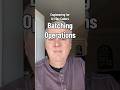 Batching Operations: Engineering for Vibe Coders